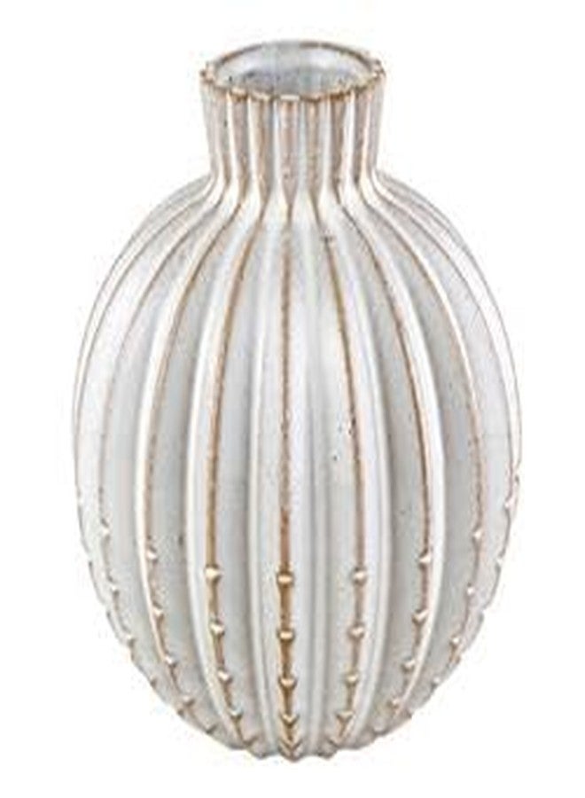 47th & Main Creative Brands Modern Flower Vase, Small, White